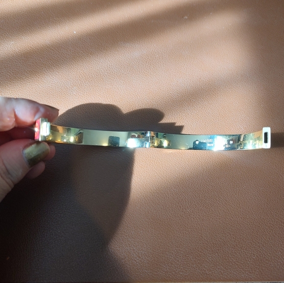 Henri Bendel Enamel and Rhinestone Cuff - Picture 6 of 7